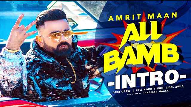 Amrit Maan - All Bamb Lyrics In Hindi | Ikwinder Singh