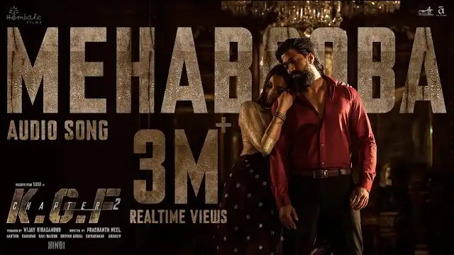 MEHABOOBA LYRICS (Hindi) – KGF Chapter 2