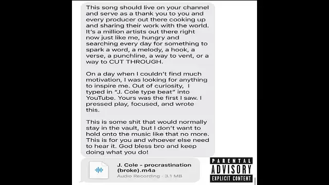 Procrastination (Broke) Lyrics - J. Cole