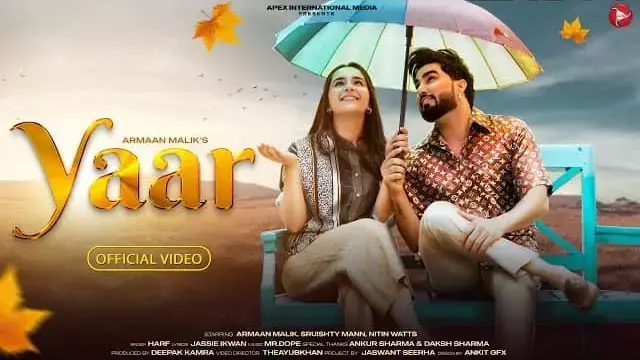 Yaar Lyrics - Harf Ft. Armaan Malik