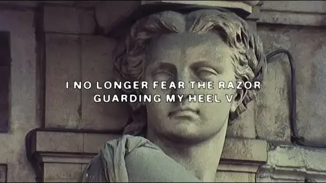 I No Longer Fear the Razor Guarding My Heel (V) Lyrics - $UICIDEBOY$