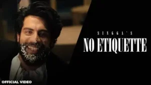 No Etiquette Lyrics - SINGGA